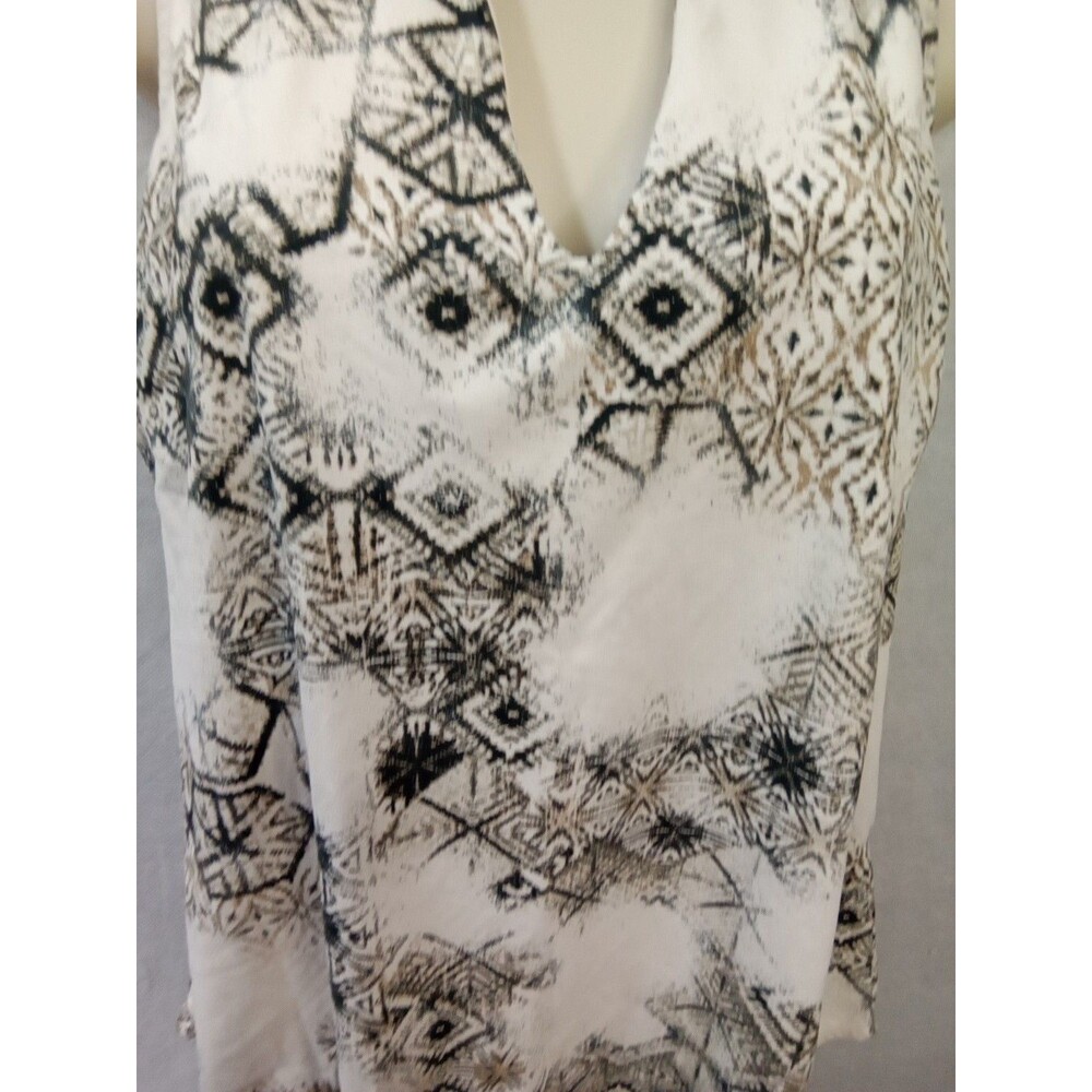 Braeve Women Medium Black White pullover v neck Sleeveless - Picture 3 of 7